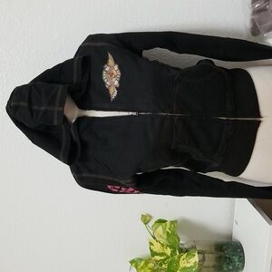 VTG ANTIK DENIM BLK JACKET🍁🌺